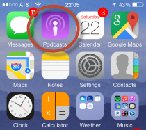 Podcast player icon